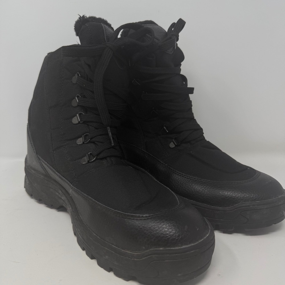 Pajar Canada Womens Black Waterproof Winter Snow Boots Pajar-Tex Size 8-8.5 41